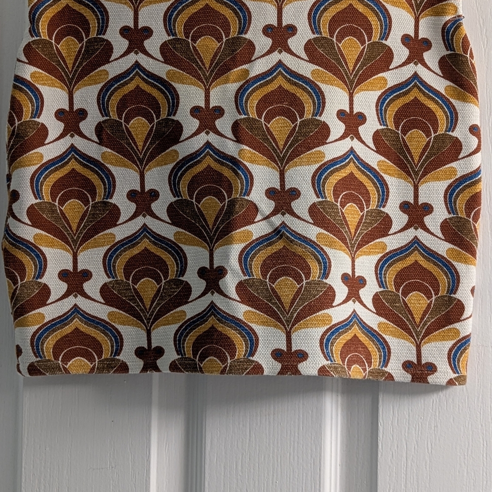 Zara Multicolor Patterned Skirt